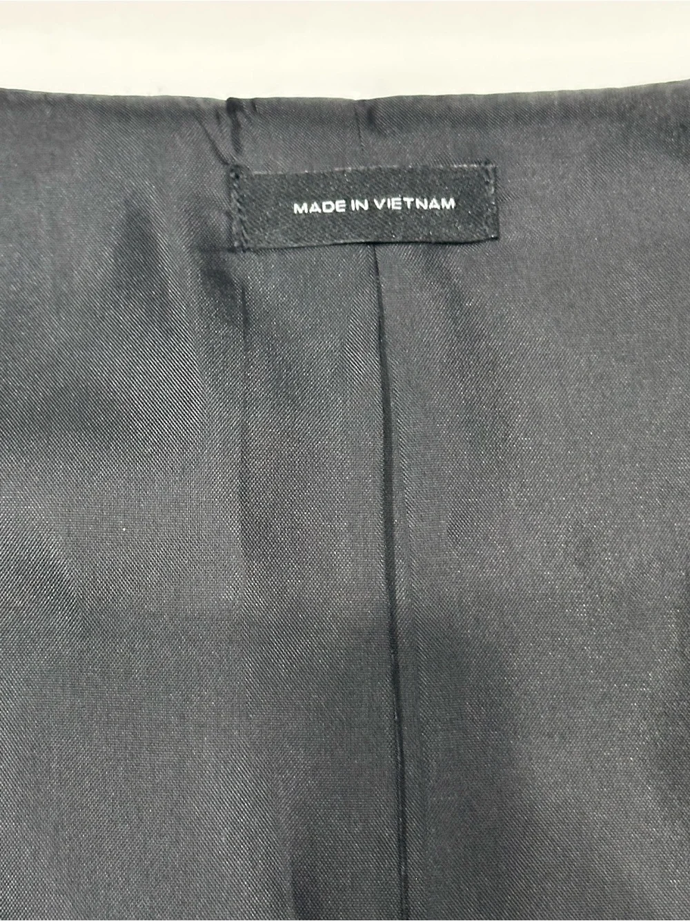 J. Ferrar Black Satin 6 Button Waistcoat Tuxedo Vest Lined Formal Size Small